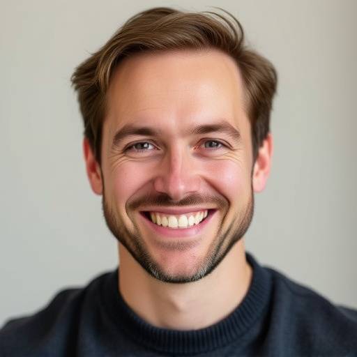Headshot of Alistair Davies, Acting Instructor at StageReady Academy, smiling warmly.